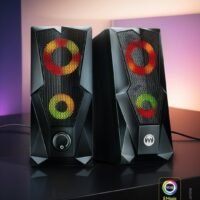 Microdigit RAIDER Gaming computer speakers 6W with RGB Light
