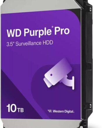 WD Purple Pro 10TB SATA HDD – 512MB Cache – All-Day Reliability for Pro Surveillance - Oryx Computers Qatar