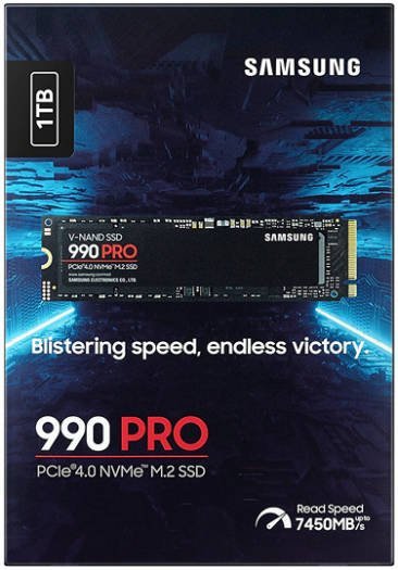 Samsung 990 Pro 1TB NVMe M.2 SSD - PCIe 4.0 | 7450 MB/s Read | In Doha, Qatar - Image 2