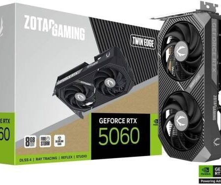 ZOTAC GAMING GeForce RTX 5060 Twin Edge 8GB GDDR7 Graphics Card - In Doha