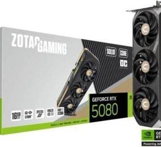 ZOTAC GAMING GeForce RTX 5080 SOLID CORE OC 16GB GDDR7 Graphics Card