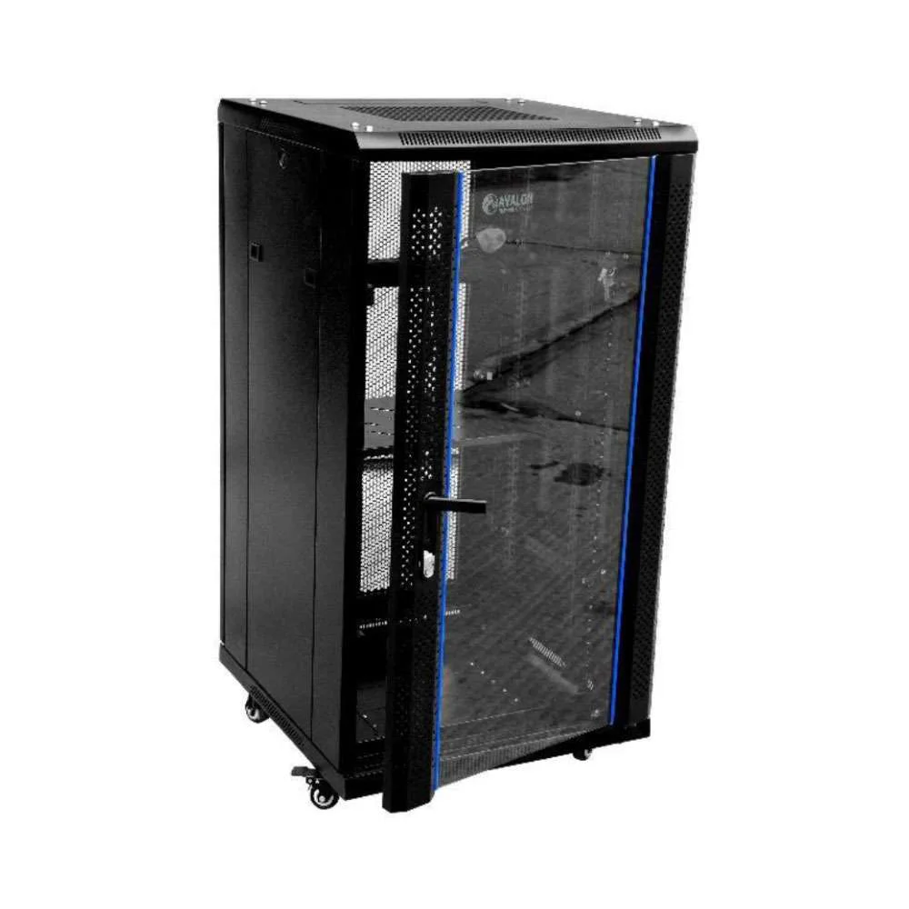 15U x 600W x 600D Rack with Perforated Back Door