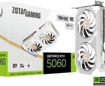 ZOTAC GAMING GeForce RTX 5060 Twin Edge OC 8GB White Edition Graphics Card - In Doha, Qatar