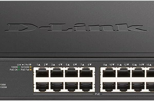 D-Link 16-Port Gigabit Smart Managed PoE+ Switch with 2 SFP | Business Network Solution - Oryx Computers Qatar