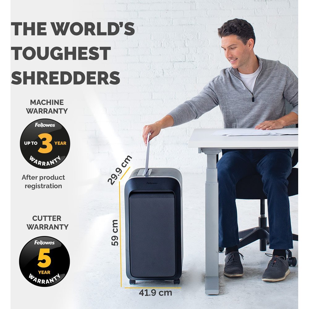 Fellowes Powershred LX220 Micro-Cut Shredder | Maximum Security for Your Confidential Documents - Image 4