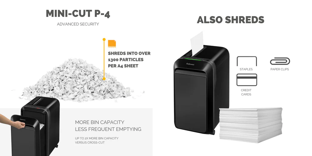 Fellowes Powershred LX220 Micro-Cut Shredder | Maximum Security for Your Confidential Documents - Image 3