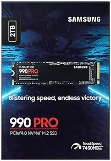 SAMSUNG 990 Pro 2TB NVMe M.2 Internal SSD for PC & Laptop - With Heatsink (Gen 4.0, 7450 MB/s) - In Doha, Qatar - Image 3