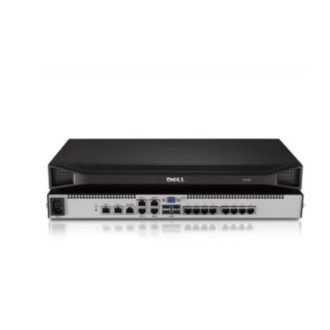 Dell DAV2108 8-port analog upgradeable to digital KVM switch