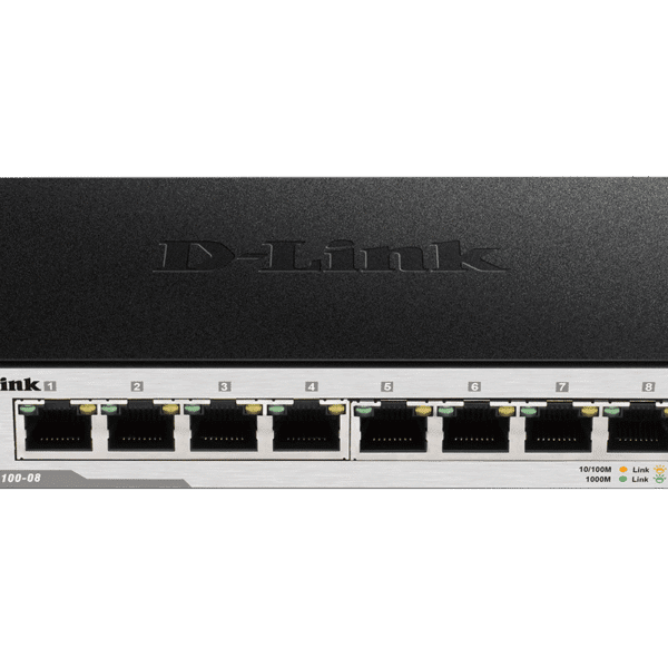 D-Link DGS-1100-08P 8-Port Gigabit PoE Smart Managed Switch