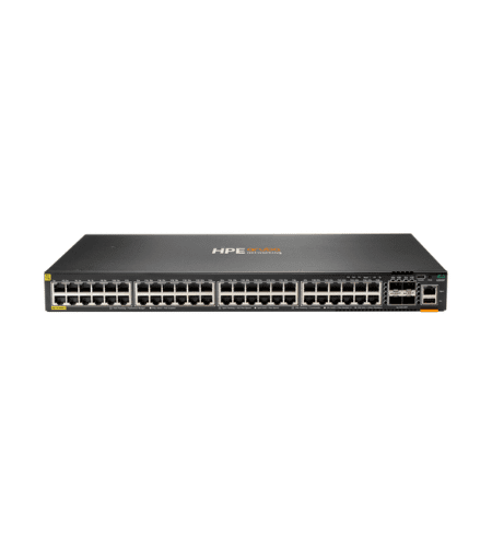 Aruba CX 6300F 48-Port 1GbE Class 4 PoE and 4-Port SFP56 Switch