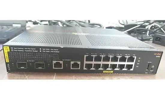 Aruba 6100 12G Class4 PoE 2G/2SFP+ 139W Switch (JL679A) - Image 2