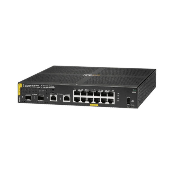 Aruba CX 6000 12G Class 4 PoE 2G/2SFP 139W Switch (R8N89A)