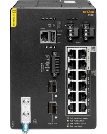 Aruba CX 4100i 12-Port 1GbE DIN Mount Switch